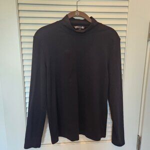 Banana Republic Long Sleeve Mock Turtle Neck Top - Large